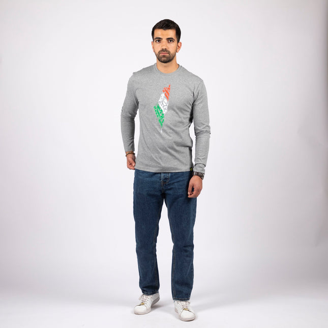 Palestine Arabia | Adult Graphic Longsleeve Tshirt - Adult Graphic Longsleeve Tshirt - Jobedu Jordan