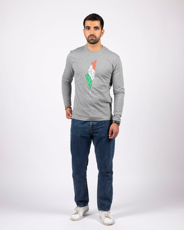 Palestine Arabia | Adult Graphic Longsleeve Tshirt - Adult Graphic Longsleeve Tshirt - Jobedu Jordan