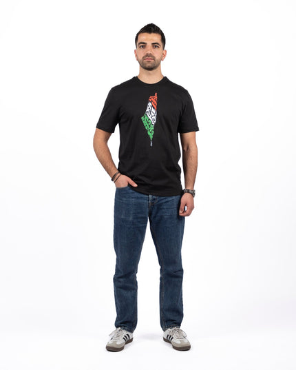 Palestine Arabia | Basic Cut T-shirt - Graphic T-Shirt - Unisex - Jobedu Jordan