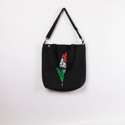Palestine Arabia | Black Totebag Black Hanged - Accessories - Totebag Hanged - Jobedu Jordan