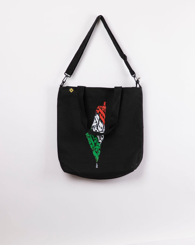 Palestine Arabia | Black Totebag Black Hanged - Accessories - Totebag Hanged - Jobedu Jordan