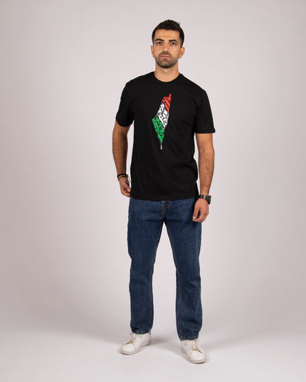 Palestine Arabia | Premium SuperBasic Ghraphic T-Shirt - Premium Super Basic Cut T-Shirt - Unisex - Jobedu Jordan