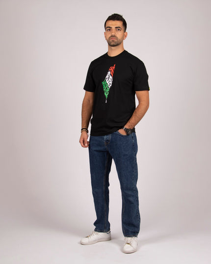 Palestine Arabia | Premium SuperBasic Ghraphic T-Shirt - Premium Super Basic Cut T-Shirt - Unisex - Jobedu Jordan