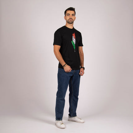 Palestine Arabia | Premium SuperBasic Ghraphic T-Shirt - Premium Super Basic Cut T-Shirt - Unisex - Jobedu Jordan