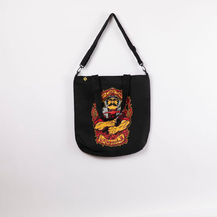 Palestine Hero | Black Totebag Black Hanged - Accessories - Totebag Hanged - Jobedu Jordan