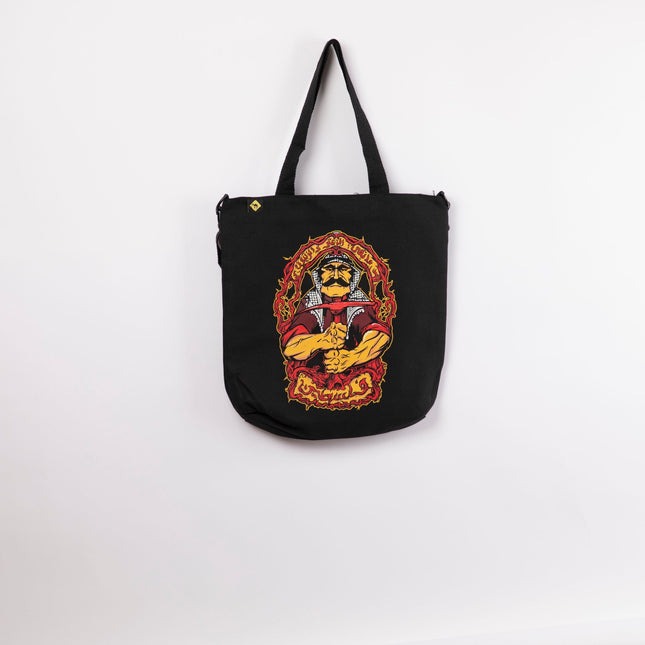 Palestine Hero | Black Totebag Black Hanged - Accessories - Totebag Hanged - Jobedu Jordan