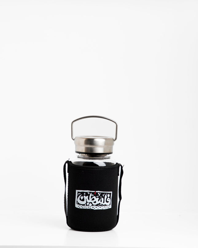 Palestine | Premium Water Bottle with Sleeve & Hangers - Accessories - Premium Water Bottle with Sleeve & Hangers - Jobedu Jordan