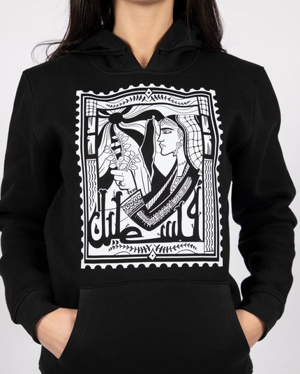 Palestine Stamp | Graphic SuperBasic Premium Hoodies - Graphic SuperBasic Premium Hoodies - Jobedu Jordan