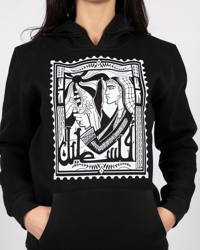 Palestine Stamp | Graphic SuperBasic Premium Hoodies - Graphic SuperBasic Premium Hoodies - Jobedu Jordan