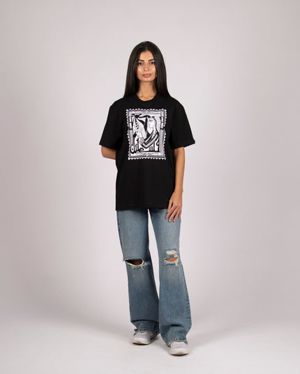 Palestine Stamp | Premium SuperBasic Ghraphic T-Shirt - Premium Super Basic Cut T-Shirt - Unisex - Jobedu Jordan