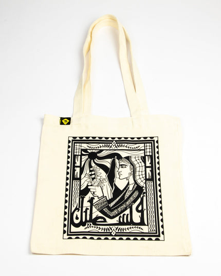 Palestine Stamp | Tote Bag - Accessories - Tote Bags - Jobedu Jordan