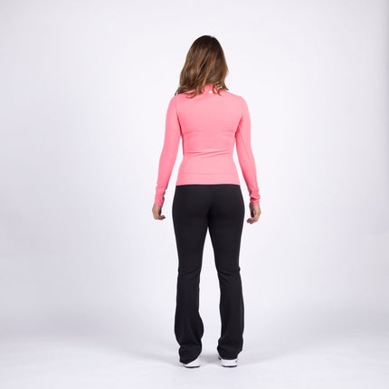 Pink | Women's Soft Knit Long Sleeve Tshirt - Women's Soft Knit Long Sleeve Tshirt - Jobedu Jordan