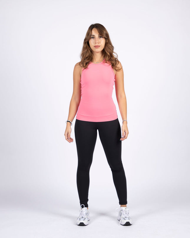 Pink | Women's Soft Knit Regular Tank Top - Women's Soft Knit Regular Tank Top - Jobedu Jordan