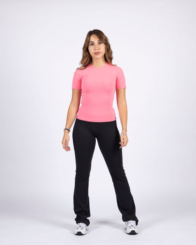 Pink | Women's Soft Knit Tshirt - Women's Soft Knit Tshirt - Jobedu Jordan