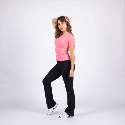 Pink | Women's Soft Knit Tshirt - Women's Soft Knit Tshirt - Jobedu Jordan