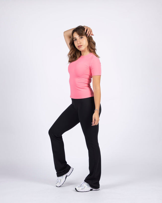 Pink | Women's Soft Knit Tshirt - Women's Soft Knit Tshirt - Jobedu Jordan