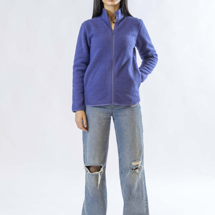 Purple | Women Superbasic Sherpa Jacket - Women Superbasic Sherpa Jacket - Jobedu Jordan