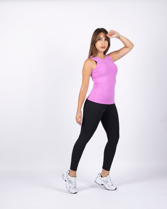 Purple | Women's Soft Knit Regular Tank Top - Women's Soft Knit Regular Tank Top - Jobedu Jordan