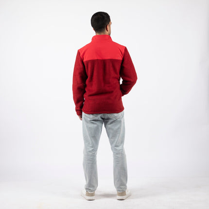 Red | Unisex Premium Superbasic Windwall Sherpa Jacket - Unisex Superbasic Windwall Sherpa Jacket - Jobedu Jordan