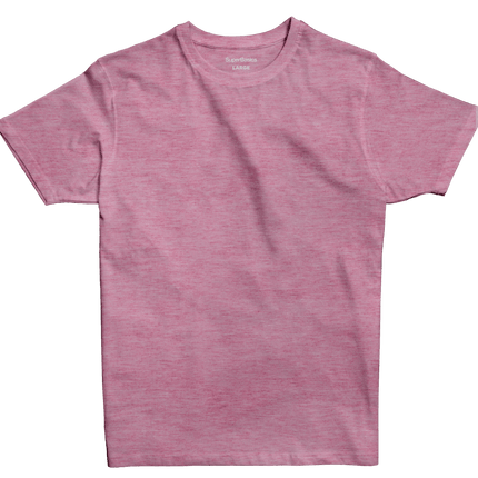 Rose Pink Heather | T-shirt Unisex Self - Rib - T-shirt Unisex Self - Rib - Jobedu Jordan