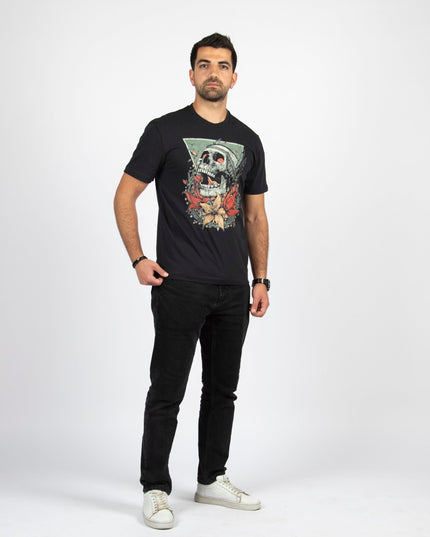 Screaming Skull | Basic Cut T-shirt - Graphic T-Shirt - Unisex - Jobedu Jordan