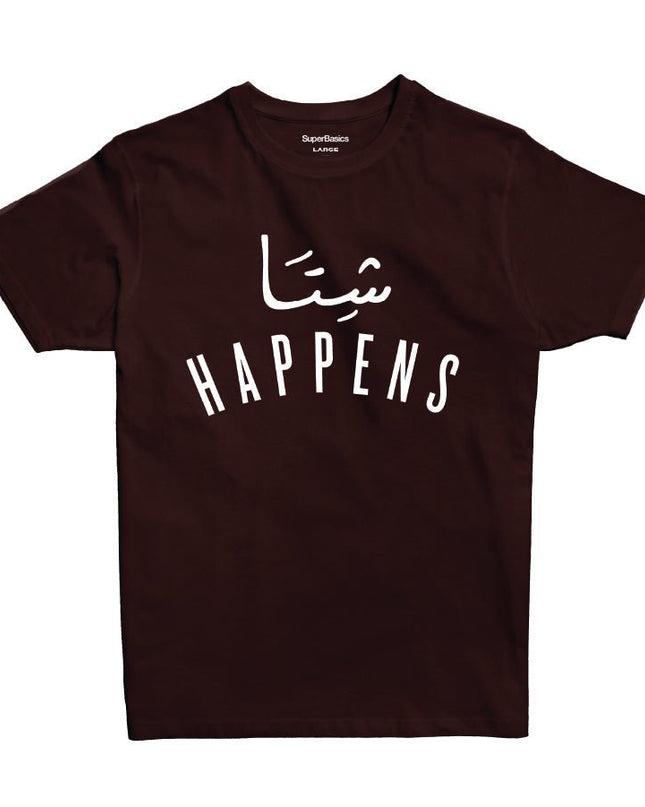 Shetta Happens | Premium SuperBasic Ghraphic T-Shirt - Premium Super Basic Cut T-Shirt - Unisex - Jobedu Jordan