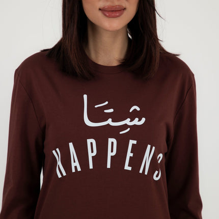 Shetta Happens | Premium T-shirt Unisex Longsleeve Basic Cut - Premium T-shirt Unisex Longsleeve Basic Cut - Jobedu Jordan