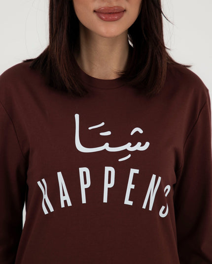 Shetta Happens | Premium T-shirt Unisex Longsleeve Basic Cut - Premium T-shirt Unisex Longsleeve Basic Cut - Jobedu Jordan