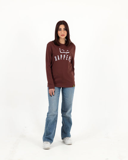 Shetta Happens | Premium T-shirt Unisex Longsleeve Basic Cut - Premium T-shirt Unisex Longsleeve Basic Cut - Jobedu Jordan