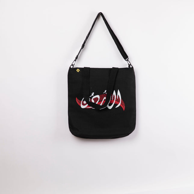 Shmagh | Black Totebag Black Hanged - Accessories - Totebag Hanged - Jobedu Jordan