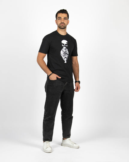 Skull Hatta | Premium SuperBasic Ghraphic T-Shirt - Premium Super Basic Cut T-Shirt - Unisex - Jobedu Jordan