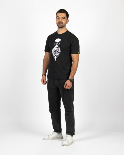 Skull Hatta | Premium SuperBasic Ghraphic T-Shirt - Premium Super Basic Cut T-Shirt - Unisex - Jobedu Jordan