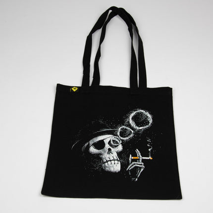 Smoking Skull | Tote Bag - Accessories - Tote Bags - Jobedu Jordan