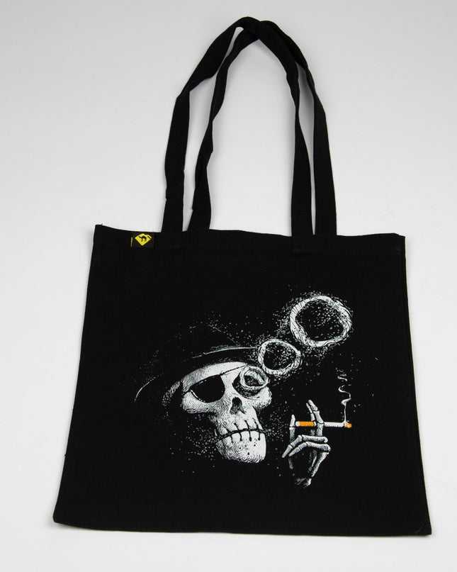Smoking Skull | Tote Bag - Accessories - Tote Bags - Jobedu Jordan