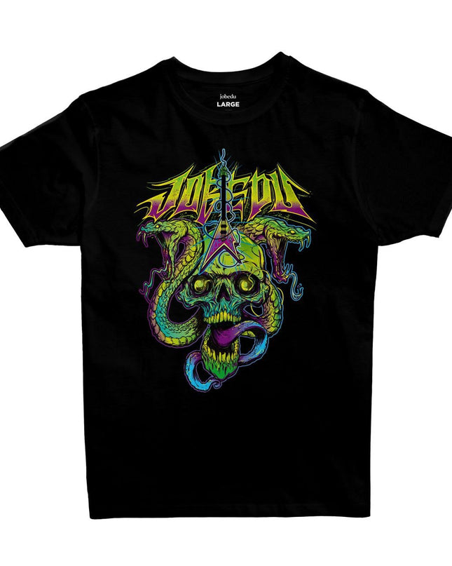 Snake & Roll | Basic Cut T-shirt - Graphic T-Shirt - Unisex - Jobedu Jordan