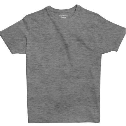 Soothing Grey Heather | T-shirt Unisex Self - Rib - T-shirt Unisex Self - Rib - Jobedu Jordan