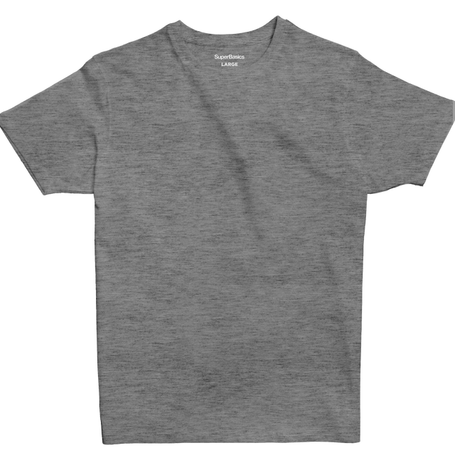 Soothing Grey Heather | T-shirt Unisex Self - Rib - T-shirt Unisex Self - Rib - Jobedu Jordan