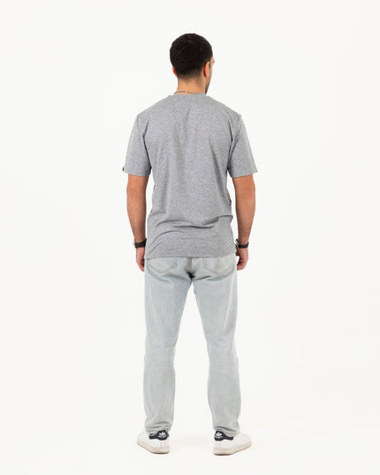 Soothing Grey Heather | T-shirt Unisex Self - Rib - T-shirt Unisex Self - Rib - Jobedu Jordan
