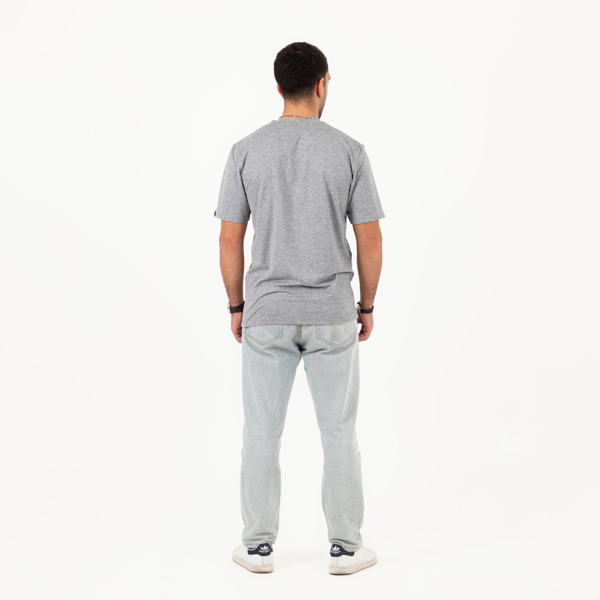 Lt Grey Melange | Premium Basic Regular Cut Unisex T-Shirt Lt Grey Melange | Premium Basic Regular Cut Unisex T-Shirt
