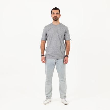 Soothing Grey Heather | T-shirt Unisex Self - Rib - T-shirt Unisex Self - Rib - Jobedu Jordan