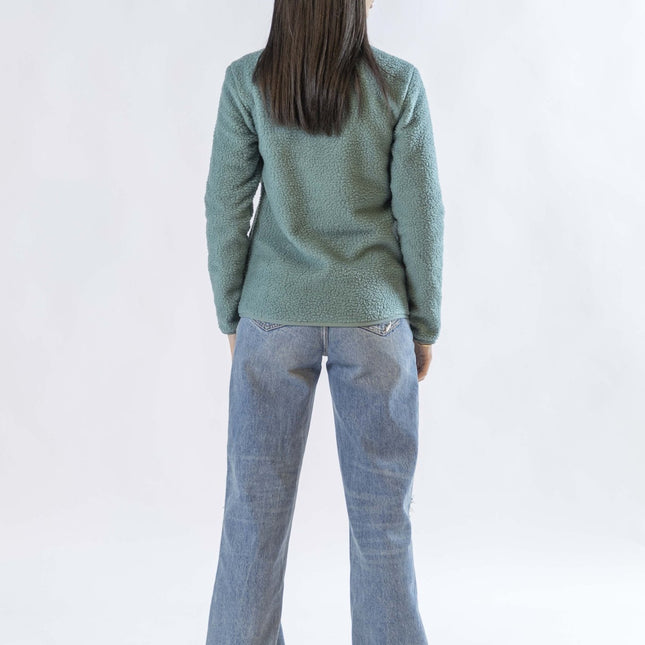 Teal | Women Superbasic Sherpa Jacket - Women Superbasic Sherpa Jacket - Jobedu Jordan