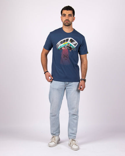 UFO Bus | Basic Cut T-shirt - Graphic T-Shirt - Unisex - Jobedu Jordan