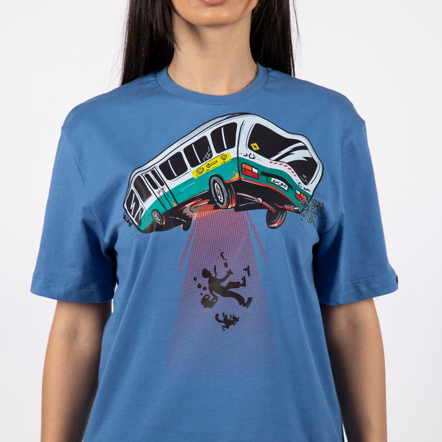 UFO Bus | Basic Cut T-shirt - Graphic T-Shirt - Unisex - Jobedu Jordan