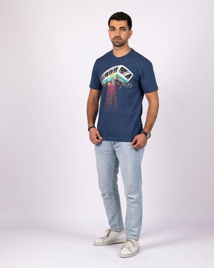 UFO Bus | Basic Cut T-shirt - Graphic T-Shirt - Unisex - Jobedu Jordan