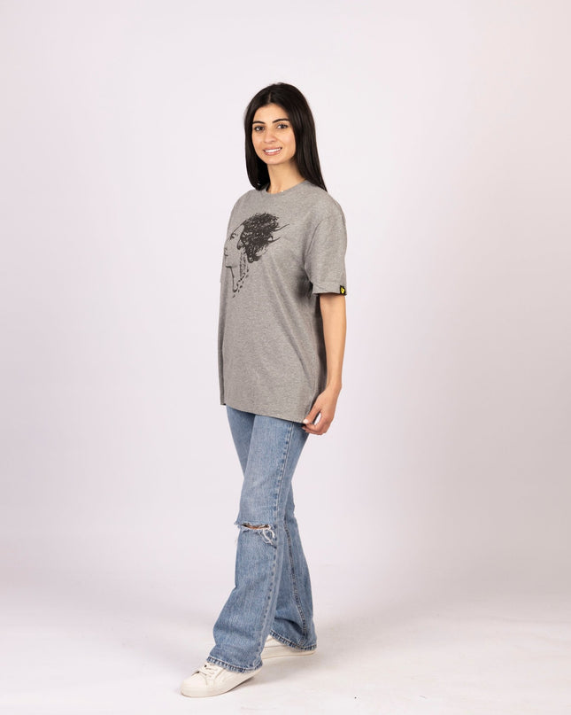 Um Kalthoum | Basic Cut T-shirt - Graphic T-Shirt - Unisex - Jobedu Jordan