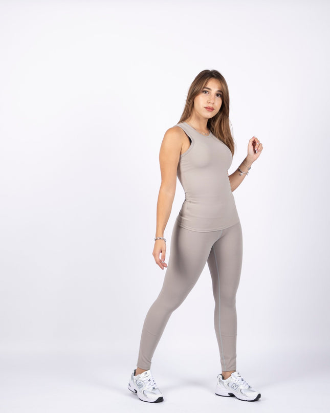 Warm Clay | Women's Soft Knit Leggings - Women's Soft Knit Leggings - Jobedu Jordan