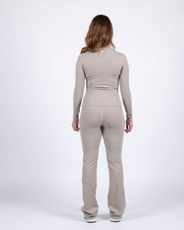 Warm Clay | Women's Soft Knit Long Sleeve Tshirt - Women's Soft Knit Long Sleeve Tshirt - Jobedu Jordan