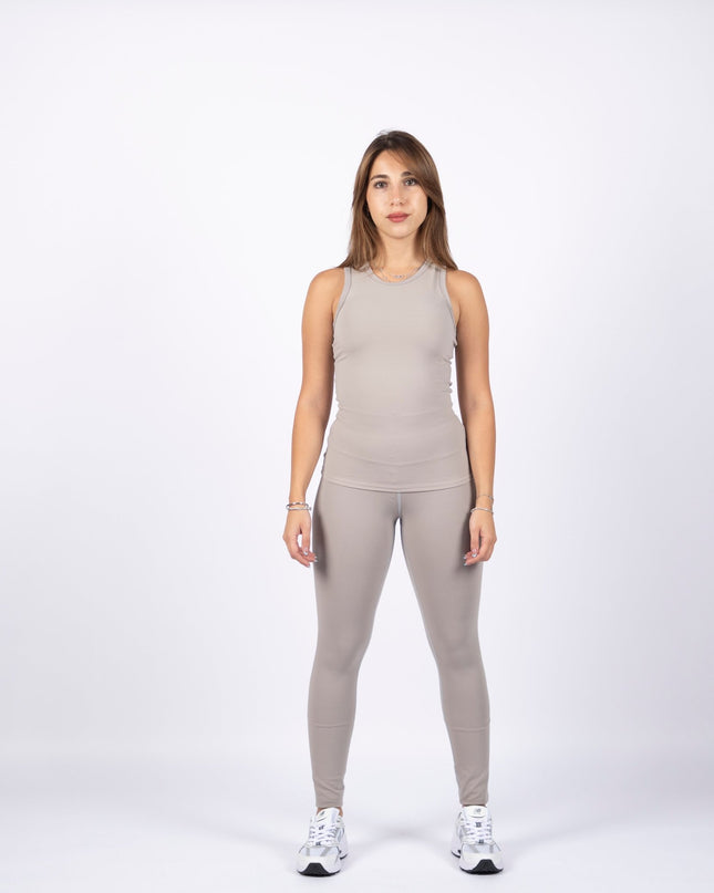 Warm Clay | Women's Soft Knit Regular Tank Top - Women's Soft Knit Regular Tank Top - Jobedu Jordan