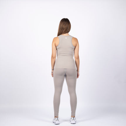 Warm Clay | Women's Soft Knit Regular Tank Top - Women's Soft Knit Regular Tank Top - Jobedu Jordan