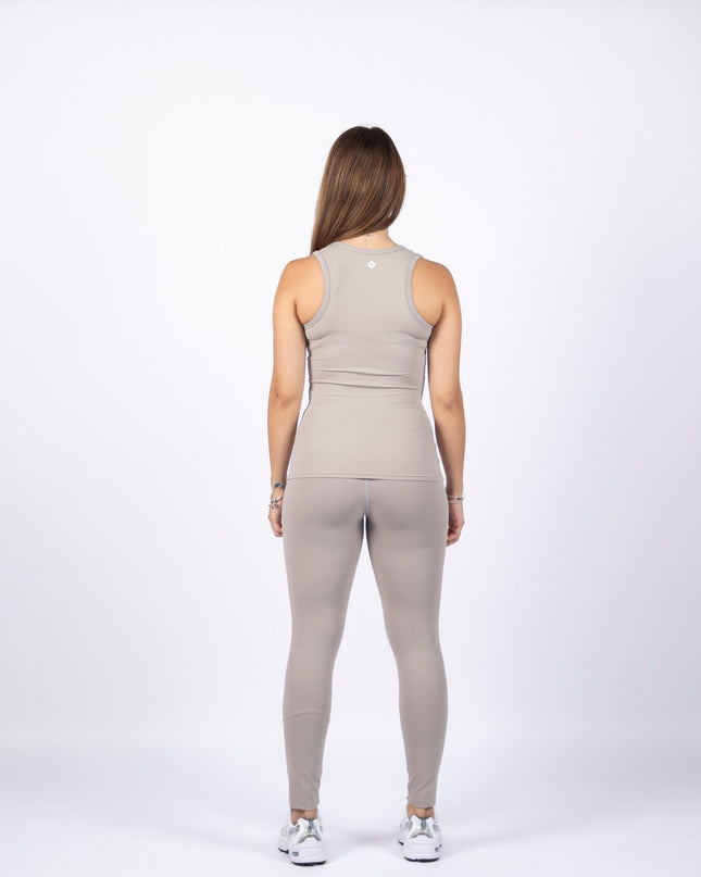 Warm Clay | Women's Soft Knit Regular Tank Top - Women's Soft Knit Regular Tank Top - Jobedu Jordan